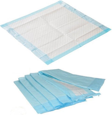 Incontinentie bed onderleggers - Wegwerp onderleggers - 60x90 cm - Matrasbeschermers - Matrasonderleggers - Wegwerp absorberende onderlegger - 100 stuks