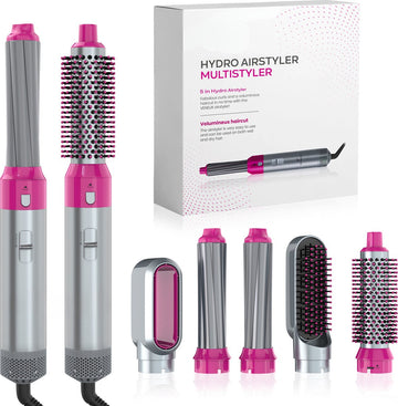 Bolt Electronics® Airstlyer Krultang - Krultangen - Föhnborstel - 5 in 1 multi styler - Grijs - TikTok - Nieuwste Versie 3.0 Maart 2023 edition