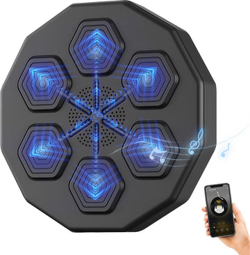 Smart Music Boxing Machine - Intelligente Bokszak - Verbinding met Bluetooth - Digitale Boksmachine met Muziek - Boksbal - Boxmachine - Training op Niveau - Boxing - Fitness