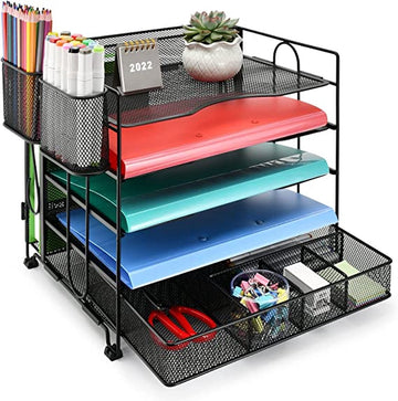Premium Kantoor Organizer – Bureau Organizer – Kantoor Artikelen – Bureau Opberger – Bureau Rek – Kantoor Accessoires – Premium kwaliteit