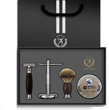 Klassiek Scheerset + Missan Kam Set - Safety Razor - Classic scheermes - Cadeau voor hem