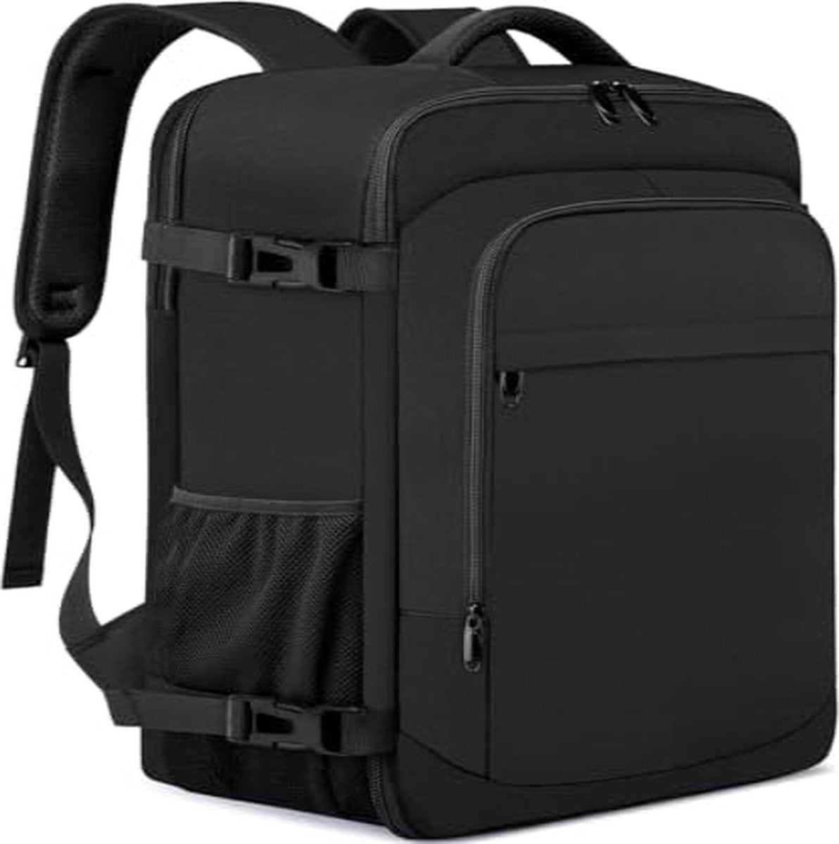 Handbagage - 40x20x25 - Ryanair - Rugzak voor Handbagage - Vliegtuig - 20L - Compacte Reisrugzak - Onder Stoel - Reistas - Weekendtrip - Korte Reis - 14 Inch Laptop Rugzak - Voor Heren en Dames - Zwart