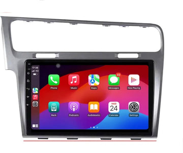 VW Volkswagen Golf 7 | ZILVER / LICHT GRIJS | 2012 - 2020 | Carplay & Android auto | 2GB & 32GB | Autoradio met navigatie | Radio scherm | 2012 2013 2014 2015 2016 2017 2018 2019 2020 | r line tsi gtd