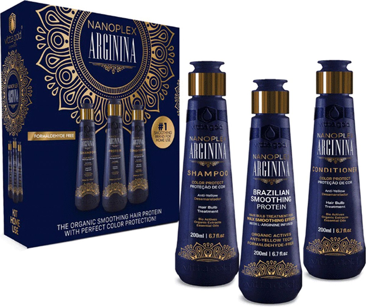 Vitta Gold Nanoplex Arginina Proteïne kit 3x200ml