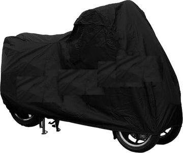 Driewieler Motorhoes / Beschermhoes - Zwart- Maat M - Geschikt voor Piaggio MP3