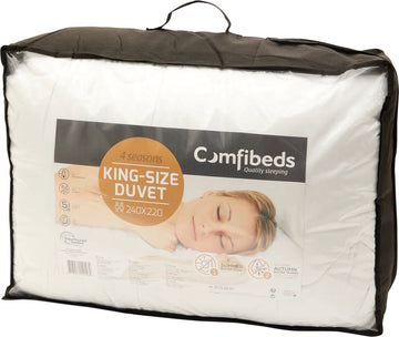 Comfibeds - Dekbed - 240x220 - 4 Seizoenen Dekbed - Anti-allergie