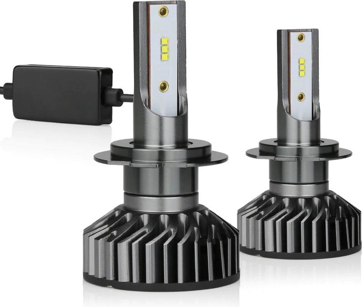 H7 LED Lamp Auto/Motor/Scooter (Set, 2 stuks) - Helder Wit 6000K - 100W - CANBUS - Dimlicht, Grootlicht & Mistlicht - Koplampen