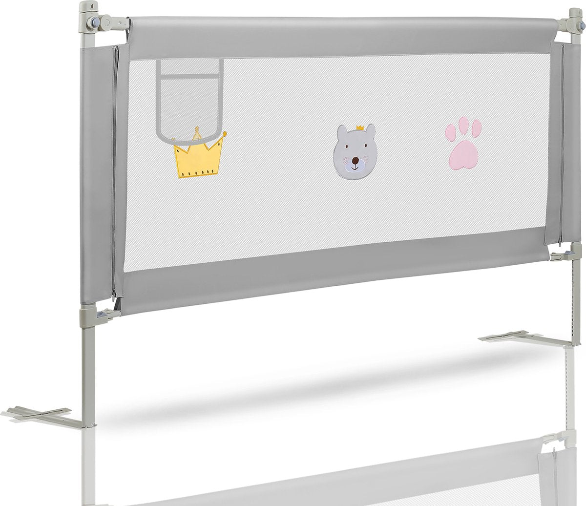 Bed rail 200 cm children's bed rail for vertical lifting, safety protection bed rail to protect against falls for toddlers Fall protection Fall protection