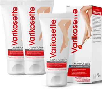 Varikosette - crème voor de benen - zware benen - vermoeide benen - spataderen - doorbloeding - etalagebenen - 2+1 gratis