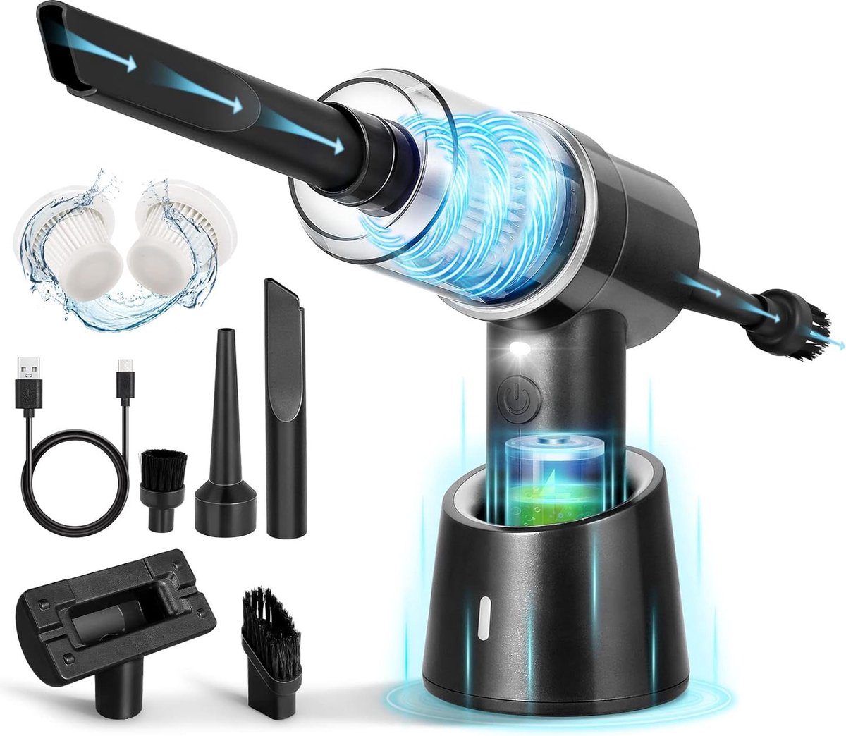 Auto Stofzuiger - Draadloos - Car - Accesoires - Vacuum - Handheld