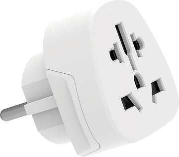 Ewent Universele Wereld Europa Reisadapter - USA-UK-AUS-China-Zwitserland naar Schuko Socket (IT-ES-DE-UE) compact