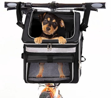 Fietsmand Hond - Hondenmand Fiets - Fietsmand Hond Voorop - Fietstas Hond Voorop - Fietsmand Hond Elektrische Fiets