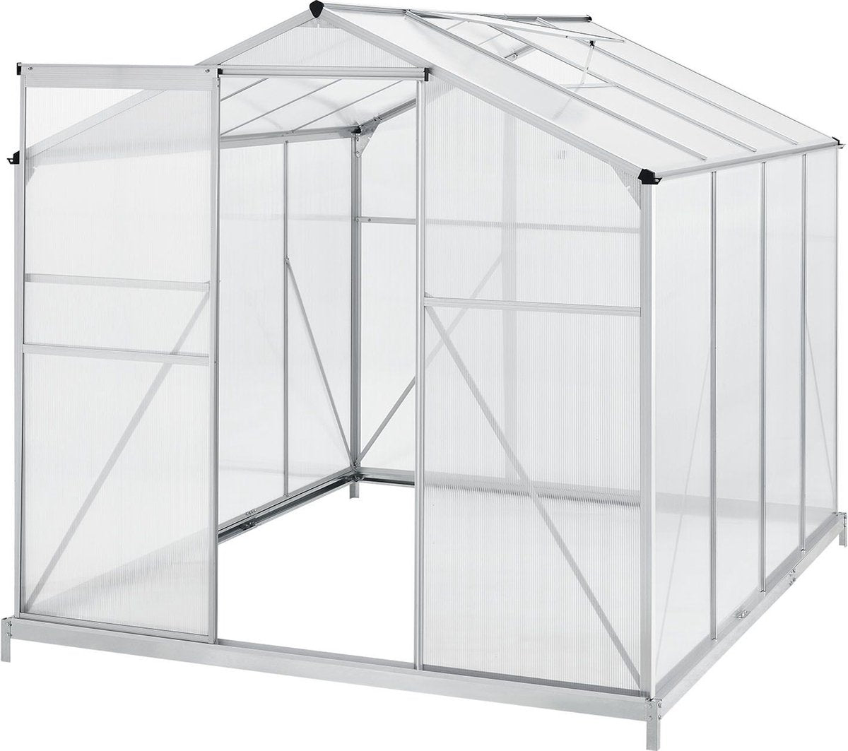 Aluminium Broeikas / Kweekkas- kweekkas - GH250F1 - 4,75m² tuinkas