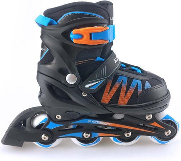 Alert Inline Skates Maat 39-42 Blauw/Oranje/Zwart - Speelgoed - Sport en Spel