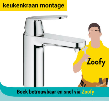 Installatie keukenkraan - Door Zoofy in samenwerking met bol.com - Installatie-afspraak gepland binnen 1 werkdag
