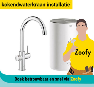 Installatie kokendwaterkraan - Door Zoofy in samenwerking met bol.com - Installatie-afspraak gepland binnen 1 werkdag