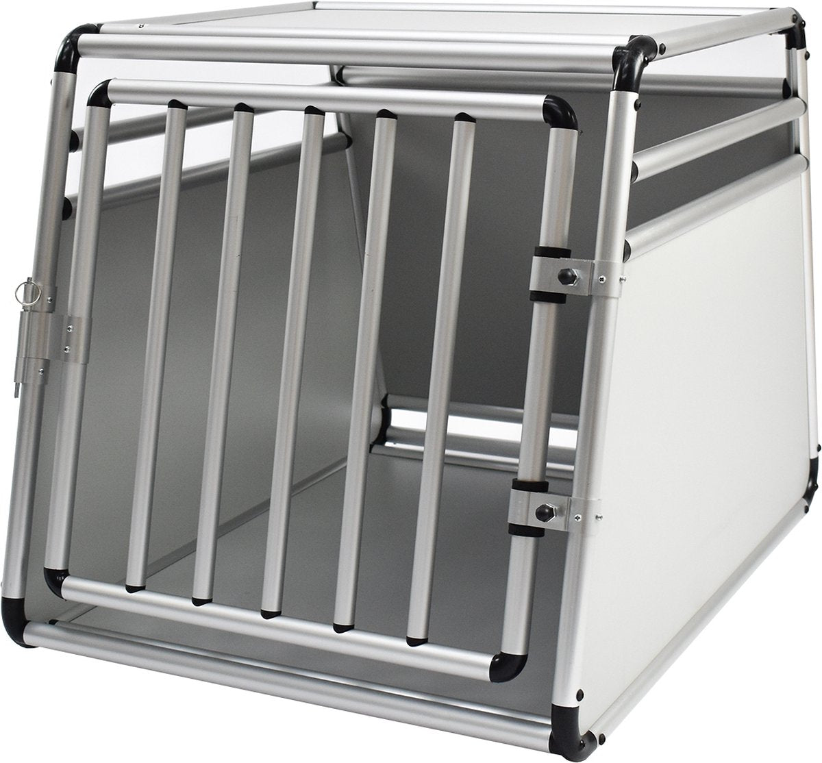 Hondenbench ronde aluminium buis large 80x60.5x64