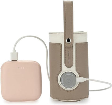 Draagbare Flessenwarmer - Flessenwarmer Onderweg USB Oplaadbaar – Flesverwarmer Met 3 Verwarmingsniveaus – Geschikt Voor Babyflessen En Glazen Bekers