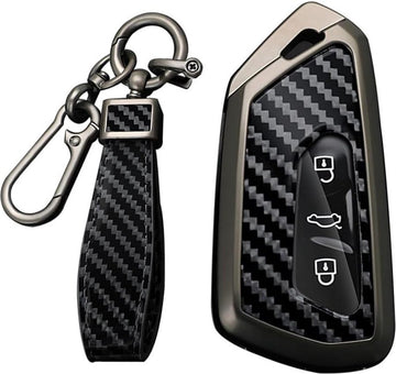 Sleutelhoes VW Golf 8 GTE GTI ID.3 ID.4 - Seat Leon MK4 Cupra Formentor - Skoda Octavia Enyaq metalen sleutelcover - sleutelhanger met logo