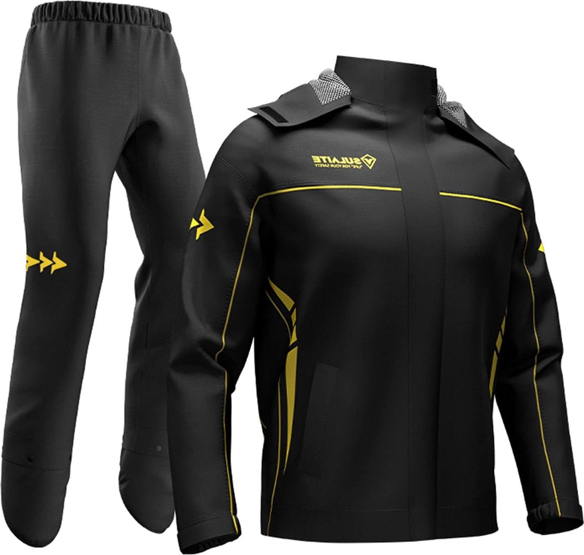 Motorfiets regenpak voor heren en dames - Waterdicht fiets regenkleding - Jas en broek met opbergtas