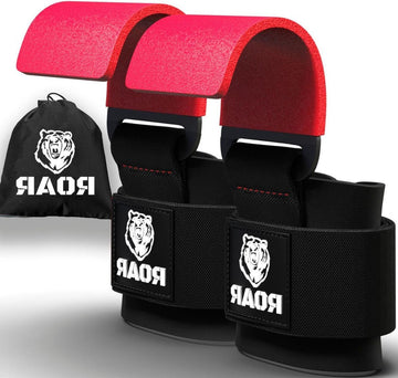 Metalen Gewichthefhaken - Grip Straps voor Weightlifting - Bodybuilding Hooks - Pols Wraps met Haak - Sportschool Haken wrist wraps