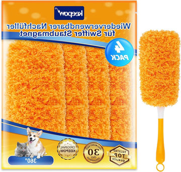 Navulling herbruikbare stofmagneet - Swiffer stofmagneet XXL & Swiffer Duster 360° - plumeau navulverpakking (4 stuks) Plumeau