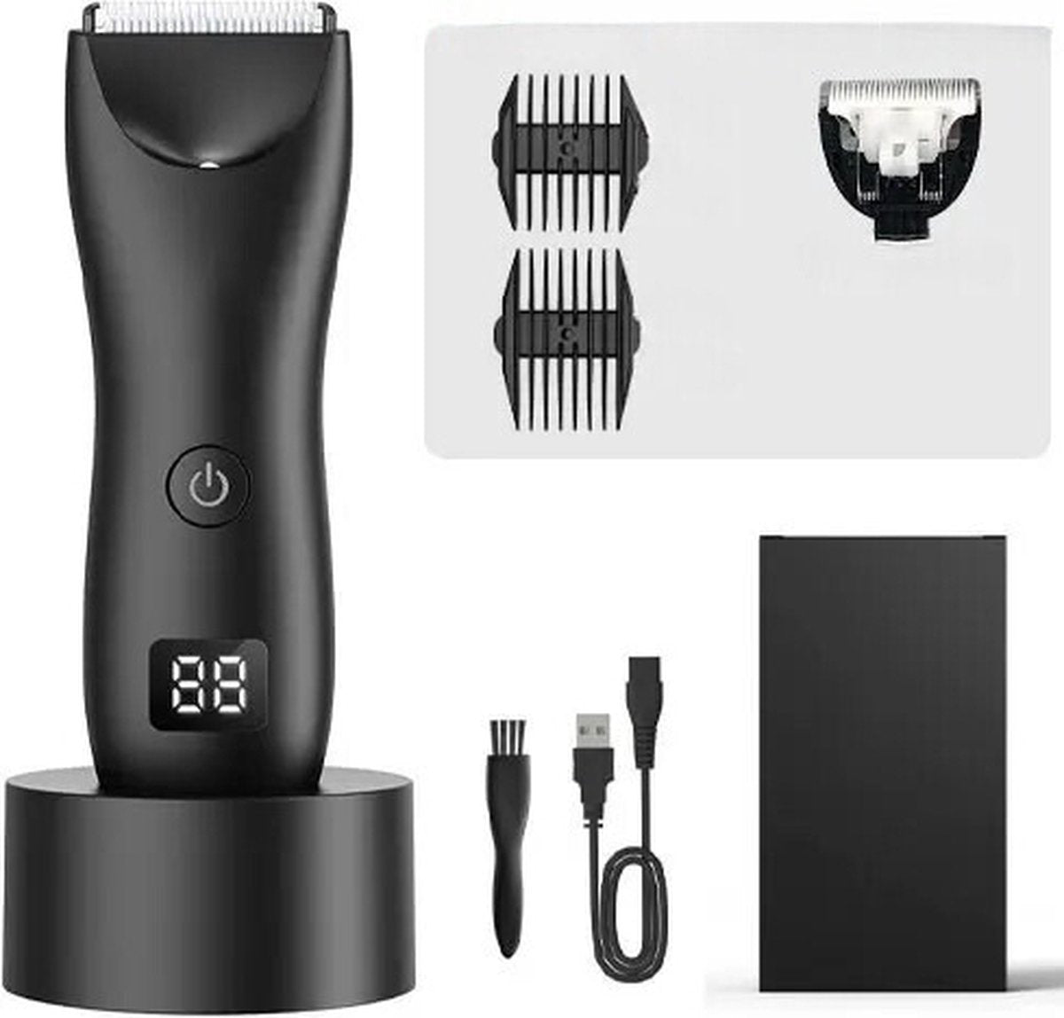 Bodygroomer Mannen - Tondeuse - Trimmer voor Schaamstreek en Gevoelige Gebieden - Body Hair Trimmer en Scheerapparaat
