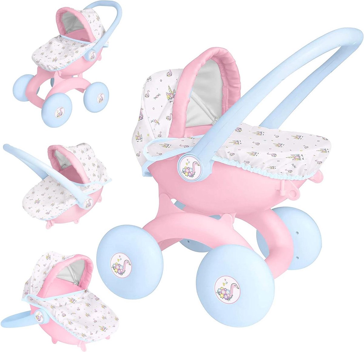 Speelgoed Spelletjes 4 In 1 Mijn Eerste Kinderwagen Voor Meisjes Jongens 18 Maanden + Kinderwagen