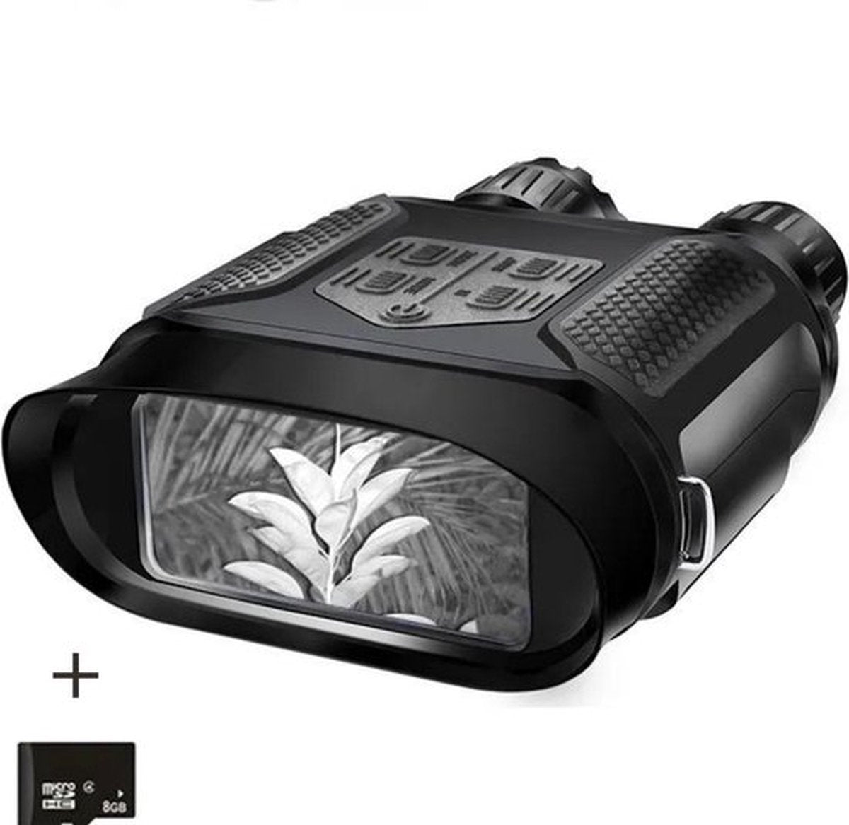 Nachtkijker Met Infrarood - Luxe Verrekijker Met Nachtzicht Dag & Nacht - Night Vision Goggles Bril + SD Kaart - Nachtkijker - Zwart