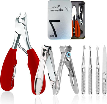 Dikke nagelknipper - teennagelknipper voor ingegroeide nagels bij mannen - volwassenen - senioren (modern 9)