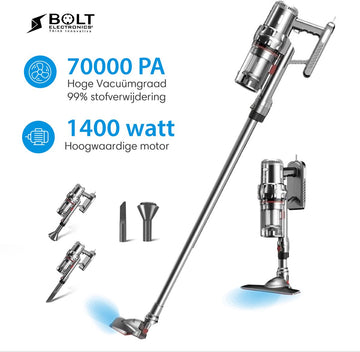 Bolt Electronics® SUPERSONIC GEN V2025 Handstofzuiger - Steelstofzuigers - Zonder Zak