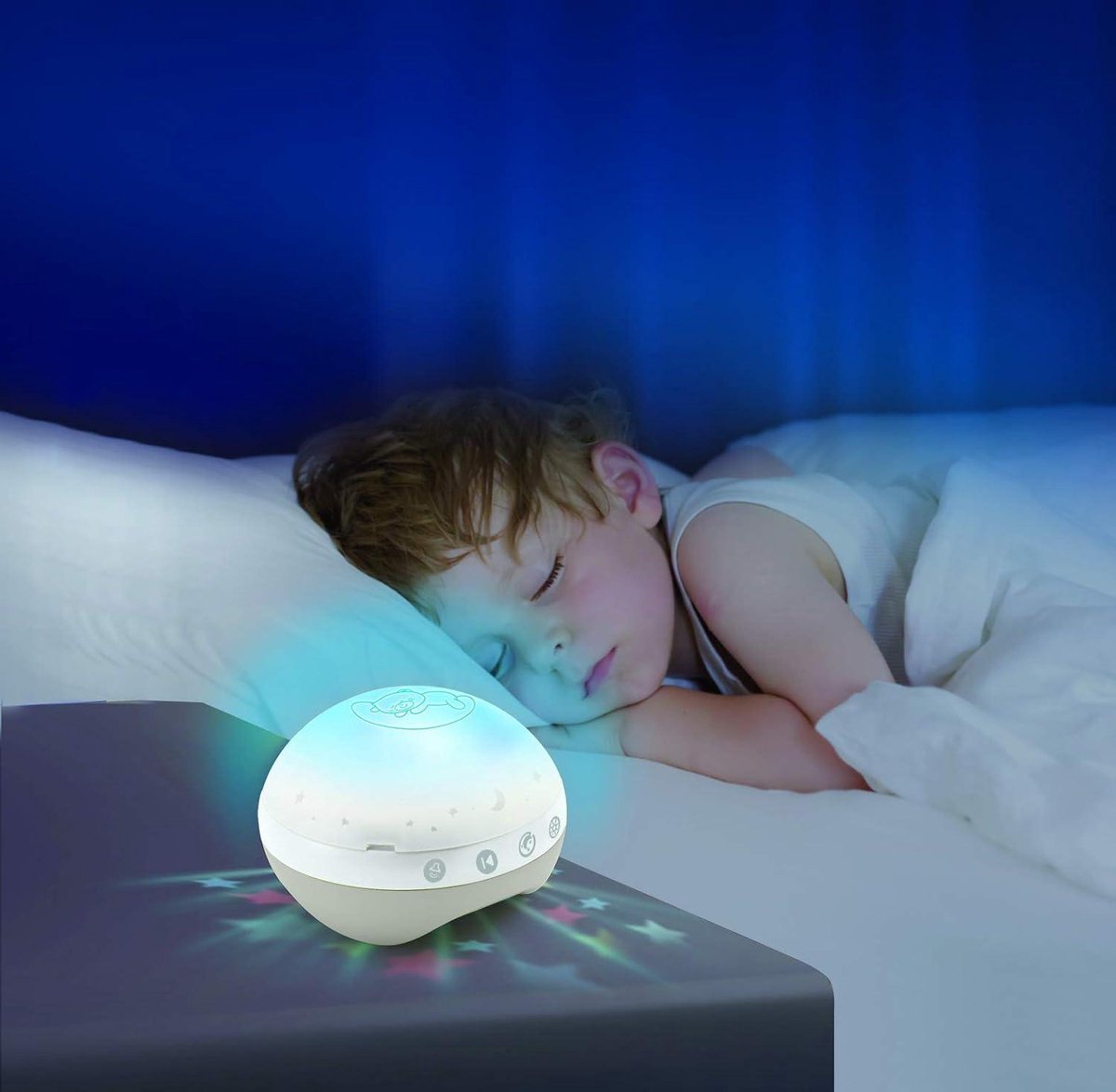 Baby mobiel met muziek 3-in-1 Projector-Convertible Mobile Table-Cot Light-Wake Up Mode-6 Melodies-4 Nature Sounds baby mobiel met muziek