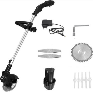 Onkruidborstel - Onkruidborstel Set - Onkruidverdelger - Electrisch - Voegenborstel - Onkruidborstel Bosmaaier - Inclusief 2 accu's en oplaadkabel