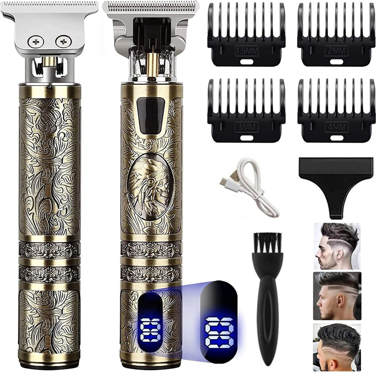 ShopGlobe - Baardtrimmer - Bodygroomer - Tondeuse - Baardtrimmer Mannen