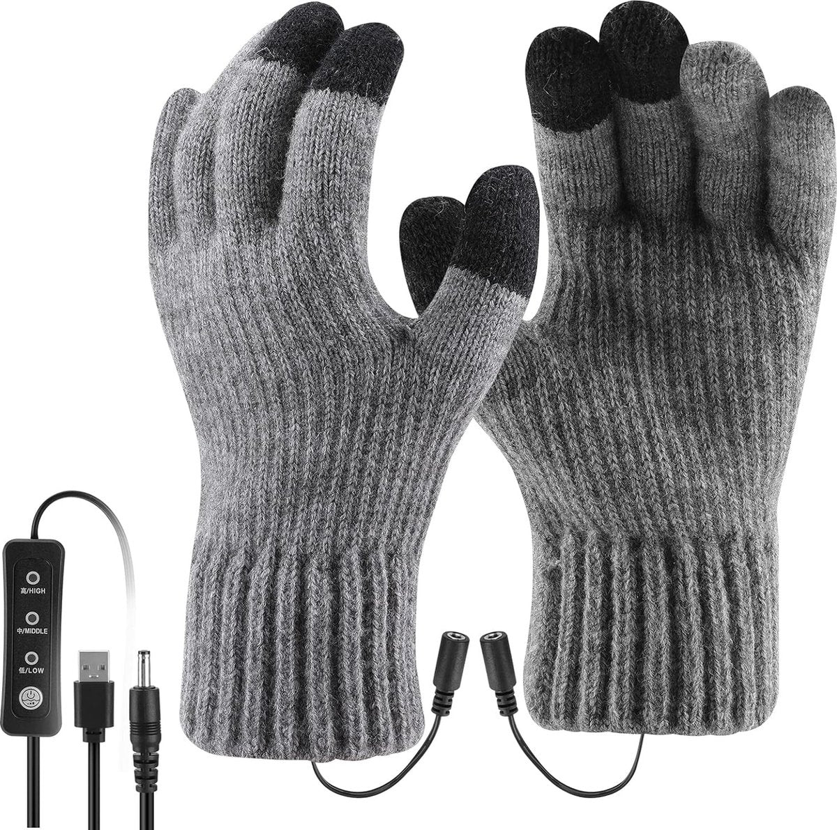 Verwarmde handschoenen - Elektrische handschoenen - One size - Oplaadbaar