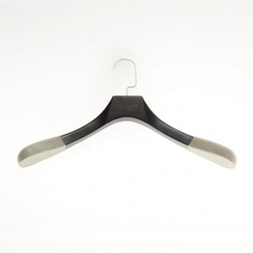 Milano Luxurious Kledinghanger – Kleerhangers – Kledinghangers Hout – Draaibare Chrome Haak – Antislip – Antique Gelakt – Zwart