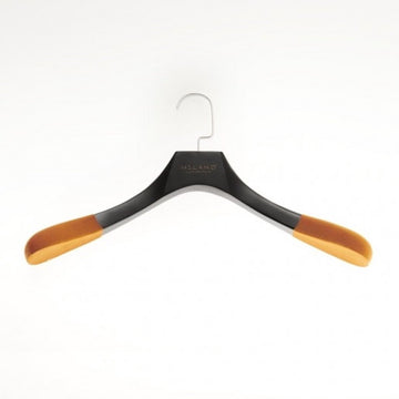 Milano Luxurious Kledinghanger – Kleerhangers – Kledinghangers Hout – Draaibare Chrome Haak – Antislip – Antique Gelakt – Oranje