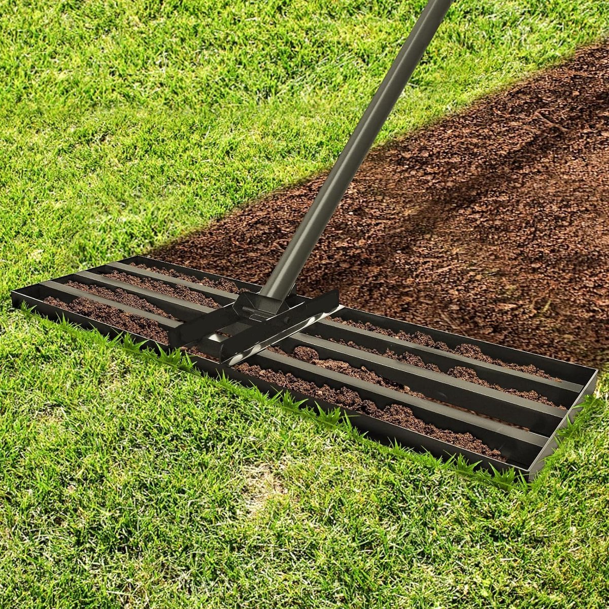 Gazonrakel - Gazonhark - Nivelleringhark - Nivellering Hark - Gazonrakel Nivelleringhark - Gazon Rakel - Gazon Leveller - Lawn Leveling - Oppervlaktegereedschap - Tuingereedschap - Harkrakel
