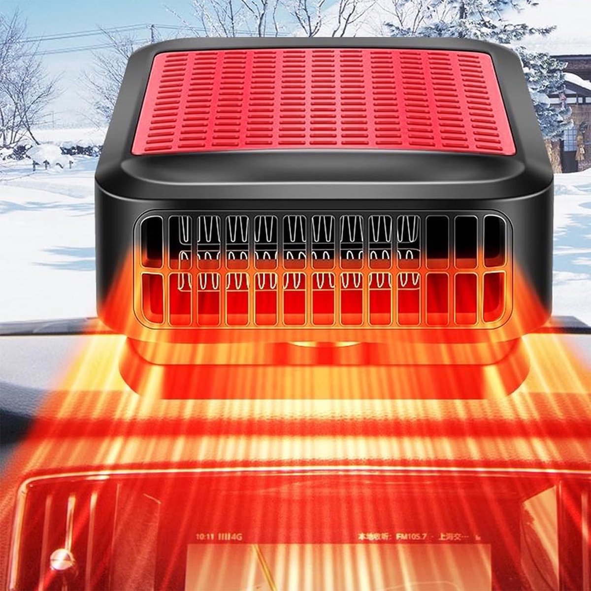Auto verwarming - Auto heater - 12V - Autoverwarmer - Auto kachel - Auto verwarming ventilator - Must Have voor de winter!