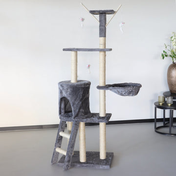 Saar - Krabpaal - Grijs - 50 x 35 x 138 cm