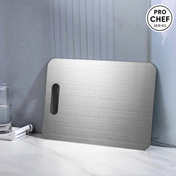 Titanium Snijplank - 100% Titanium - Vaatwasbestendig - Antibacteriëel - (L) 39x28CM