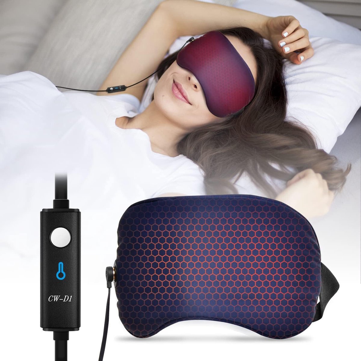 Verwarmd Oogmasker - Verwarmd Oogmasker voor Droge Ogen - Warmte Oogmasker - Oogmasker met Warmte Therapie