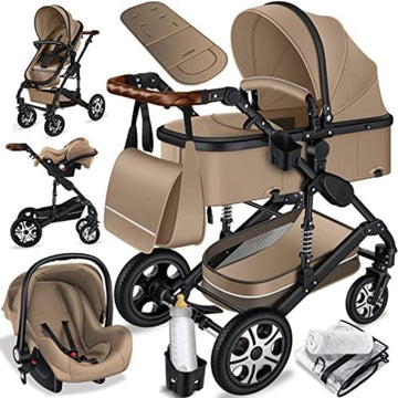Kinderwagen 3 in 1 - Babywagen 3 in 1 - Wandelwagen - Kinderwagen 3 in 1 Incl Autostoel