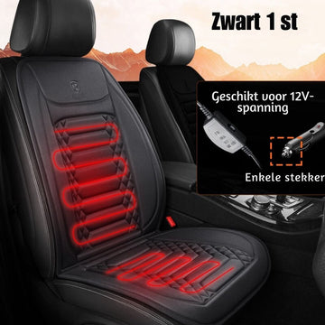 Autostoel Verwarming - Warmtekussen Stoelverwarmer met 3 Verwarmingsmodi - Stoelverwarming Auto Heater - Zwart/12V/1 Stuk