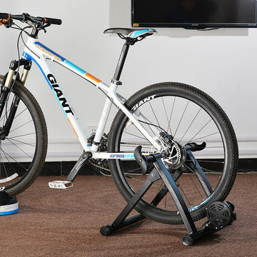 Fietstrainer - Rollenbank fiets 26-28 Inch of 700C wielen - Hometrainer - Racefiets - Mountainbike - Aluminium - Zwart