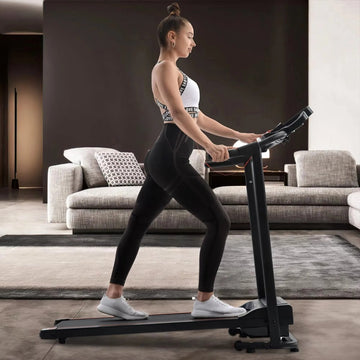 Mygroot - Loopband - Inklapbaar - 1-10.8km/u - Wandelband - Walking Pad - Opvouwbare Loopband - Treadmill - Grijs