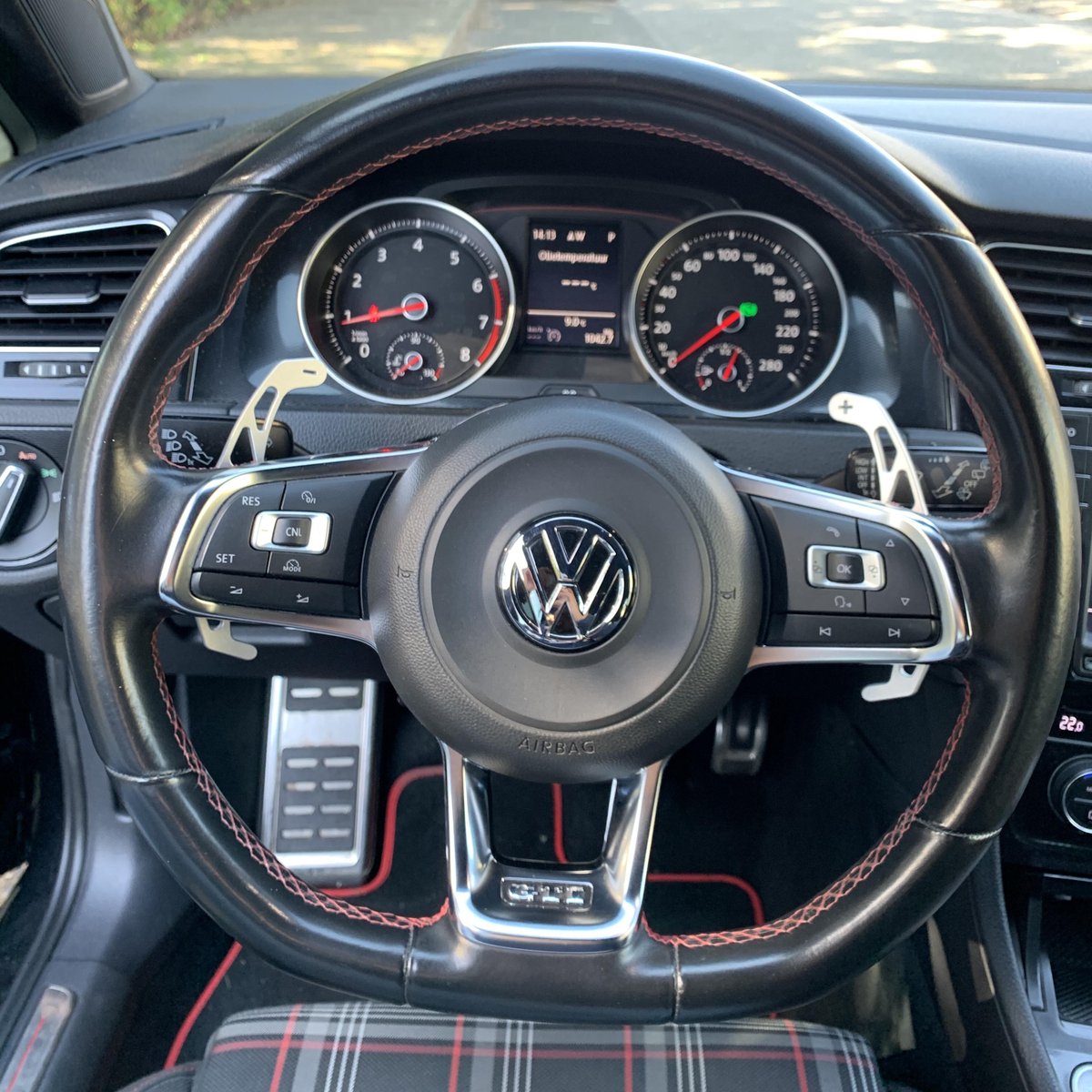 Premium Aluminium Flippers DSG geschikt voor golf 7 GTI R Scirocco Passat Volkswagen – Zilver