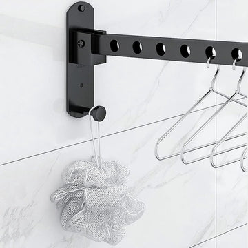 Equivera Wanddroogrek - Wanddroogrek Inklapbaar - Droogrek - Wand Droogrek - Wasrek Hangend - Schuifbaar