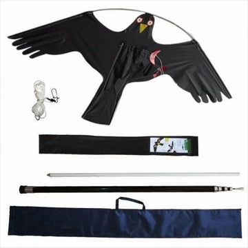 Vliegende Havik vogelverschrikker 7 meter set
