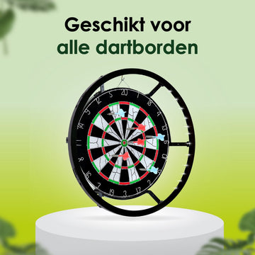 Dartbord Verlichting inclusief Dartcase voor Dartpijlen - Dartbord Surround Ring - Dartbord licht - Dartbord Verlichting Voordeelpakket